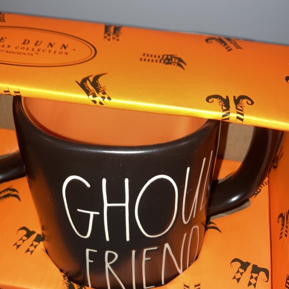COPY - NEW in Box - 2 Rae Dunn Halloween Mugs - BOO FRIEND GHOUL FRIEND - Picture 4 of 11